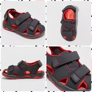 Cat & Jack Boys' Ned Fisherman Sandals 12. NWT